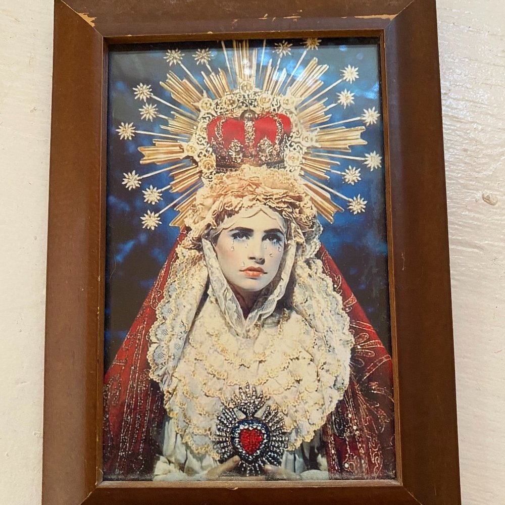 Crowned Virgin Mary Art
